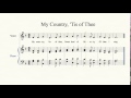 My Country, 'Tis of Thee - F Major