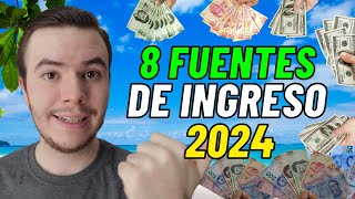 Cómo Generar 8 Fuentes de Ingreso en 2024 (DESDE CASA)