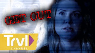 Angry Spirit Screams at Amy Allan to "GET OUT" | The Dead Files | Travel Channel
