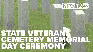 Texas State Veterans Cemetery honors fallen heroes