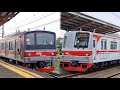 KRL LIVERY TERBARU !! Nonton Kereta Api KRL Commuter Line JR 205 dan TM 6000 Livery Baru di DEPOK