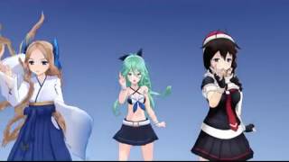 MMD　おねがいダーリン　艦これ x264