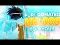 $100,000 ROBUX DONATION MADNESS IN  FINEST DONATIONS