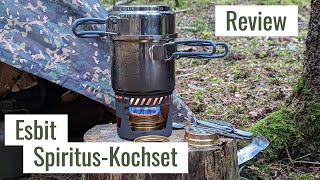 GEAR | Esbit Spiritus Kochset aus Edelstahl | Review & Test | Outdoor Küche | Camping-Kocher