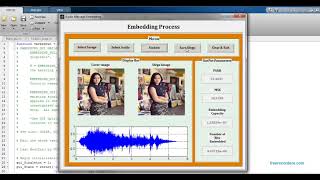 Hiding Audio into Image Steganography MATLAB code | MATLAB Project