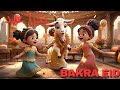 Eid Song For Kids 2025🌙| بچوں کی عید نظم |Eid Song | Bakra Eid Song|  Eid Cartoon |#kiddietime