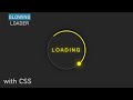 Glowing Loader Ring Animation with HTML & CSS