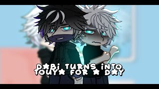 [MHA] DABI turns into TOUYA for a day | My Hero Academia x Gacha Club