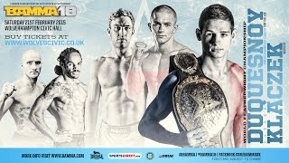 BAMMA 18: (Co-Main Event) Alexei Roberts vs Hayden Critchfield