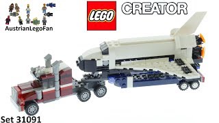 Lego Creator 31091 Shuttle Transporter Speed Build