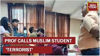 MIT Professor Calls Muslim Student 'Terrorist' In Class, Suspended \u0026 Probe Ordered | Karnataka News