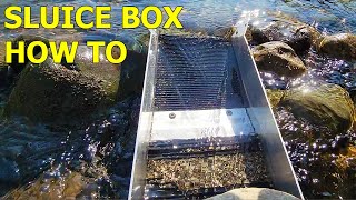 Sluice Box - How To | Picklepuss Sluice Mat