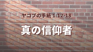 20210704/ 「真の信仰者」 / ヤコブの手紙 1:12-18