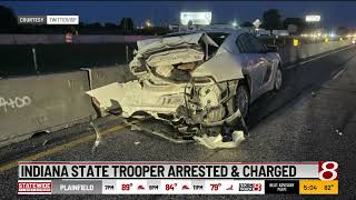 Indiana police officer arrested, charged with lying in court