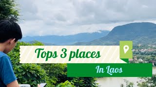 Top 3 places to visit in Laos สถานที่หน้าสนใจในลาว #vangvieng #Laungprabang #pakse #laos