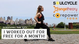 WORK OUT WITH ME | free workout classes nyc