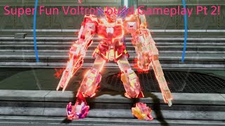 GUNDAM BREAKER 4 My Custom Voltron build Gameplay Pt 2 Updated Build / Paint