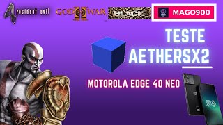 teste do aethersx2 no motorola edge 40 neo (EMULADOR DE PS2)