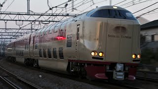 JR285系I5+I1編成 5032M 寝台特急サンライズ瀬戸・出雲 東京行き JR東海道本線 藤沢～大船 区間