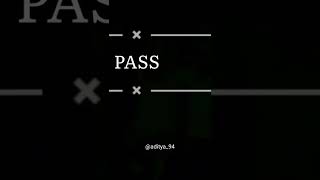 pass status