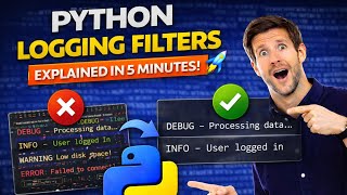#47 Python Logging Filters Explained in 5 Minutes! 🚀 #PythonLogging