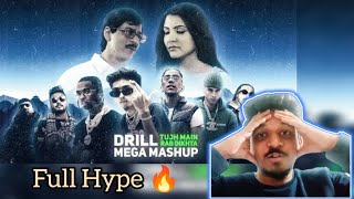 MC STAN - DRILL MEGA MASHUP (10 SONGS USED) (PROD.BY ARMOON FLIP) l Marathi Reaction l 2023