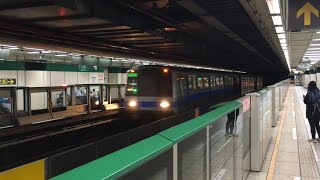 台北捷運C371-3系進出七張站