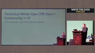 Write the Docs Portland 2017: Lightning Talks Part 2 by Various Speakers