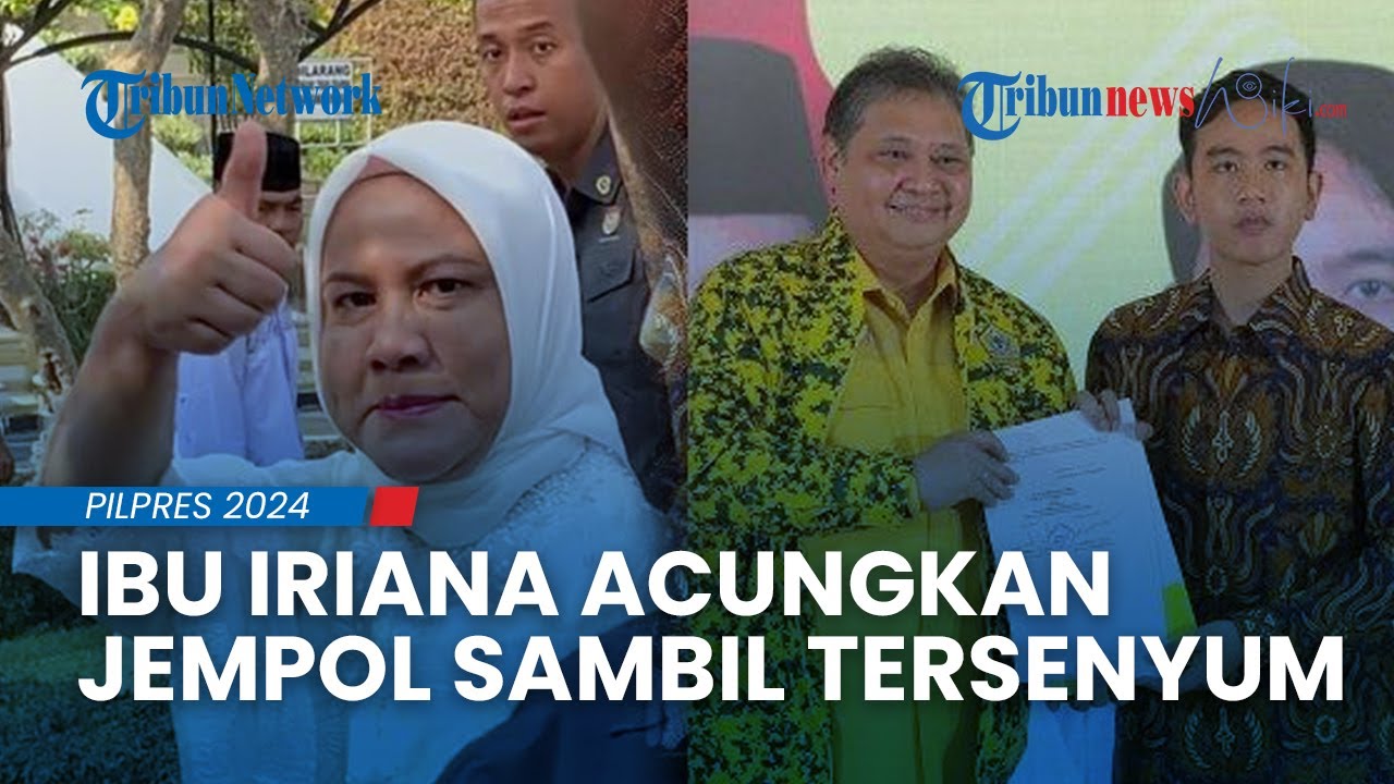 Ditanya Restu Untuk Gibran Maju Pilpres 2024, Ibu Iriana Acungkan ...