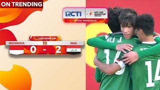 FULL HIGHLIGHT AFC U20 INDONESIA 0 VS 2 IRAQ | AFC U20 ASIAN CUP UZBEKISTAN 2023