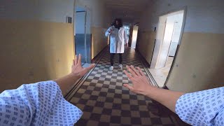 ESCAPING PSYCHIATRIC HOSPITAL (Horror Parkour Chase POV)