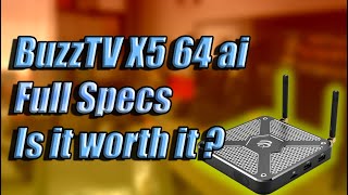 Buzz TV X5 Full Specs 64 AI THIS IS AMAZING