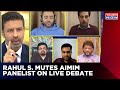 Rahul Shivshankar Mutes Panelist After Exposing AIMIM's Hypocrisy On Free Speech | Times Now Debate