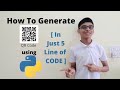 How To Generate QR Code Using Python [5 Lines Code]