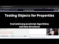 Testing Objects for Properties (Basic JavaScript) freeCodeCamp tutorial