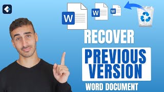 [2024 New] How to Recover Previous Version of Word Document | 100% Works
