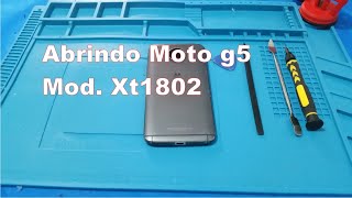 Como Abrir Moto G5 s plus / XT 1802 - Por completo