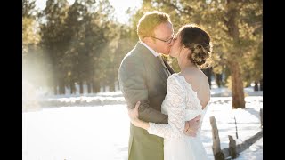 Frosty Vows: A Magical Winter Wedding at the Chapel of the Holy Dove in Flagstaff, Arizona ❄️💍