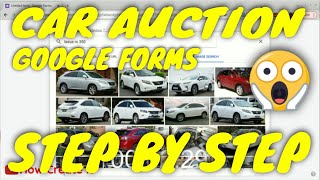 STEP BY STEP..!!! Create Car Auction on Google Form