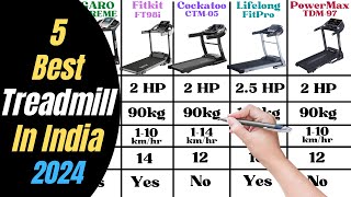 Top 5 Best Treadmill In India 2024 | Best Treadmill For Home Use 2024