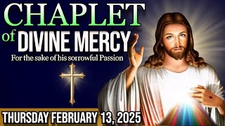 TODAY'S Divine Mercy Chaplet Thursday February 13 2025 🙏 Divine Mercy