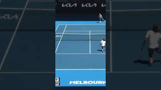 Karen khachanov shot on Stefanos Tsitipas 😳 | Australian Open 2023 #australianopen