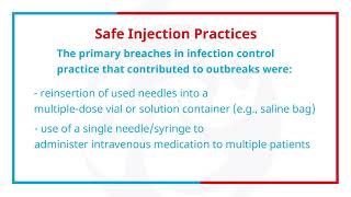 16 Infecion Control Course | Module 3 Safe Injection Practices