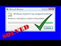 Windows Explorer Has Stopped Working  ||100% ✓ Fix Problem