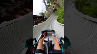 Trackless roller coaster “Swiss Bobsled Track” at Europapark