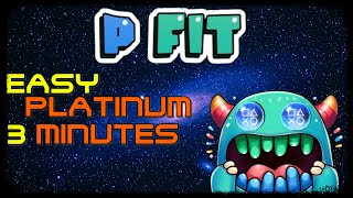 P FIT | Trophy Guide - Easy Platinum in 3 MINUTES | PS4