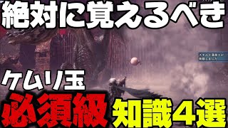 【アイスボーン】実は超簡単！知ってれば出来る必須級のケムリ玉テクニックを4選紹介＆解説！