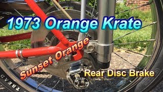 1973 Schwinn Orange Krate Disc Brake