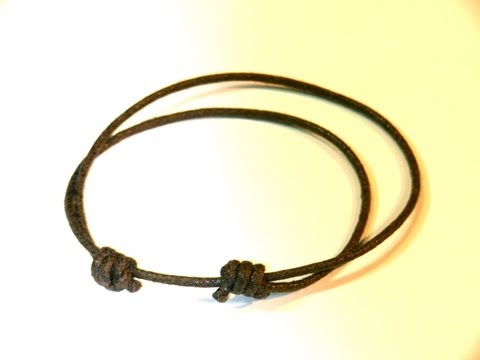 Beading ideas - How to make a Sliding knot Beading ideas - How to make a Sliding knot