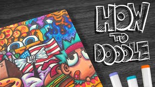 HOW TO DOODLE! Cool tips😎